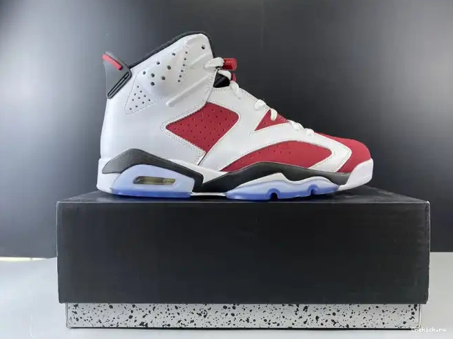 One Kick JORDAN RETRO 384664-160 AIR 6 'CARMINE' 2014 0524
